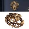Lion Head Art Wall Decor Resin Vivid Lion Head Wall Mounted Art Sculpture for Living Room