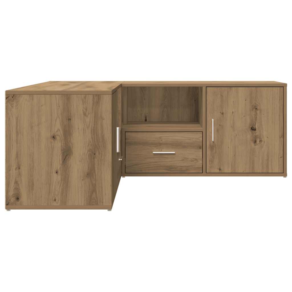 Eckregal Handwerker Eiche 200x40x45 cm Spanplatte