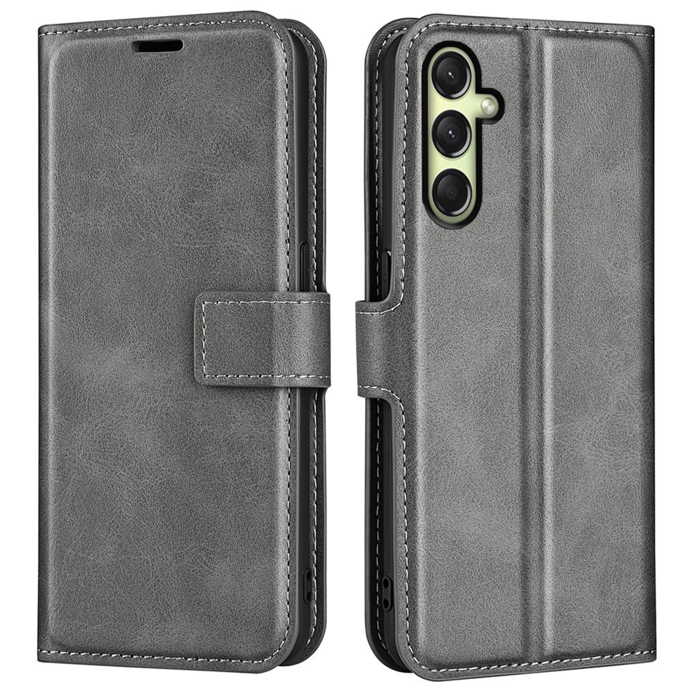 For Samsung Galaxy A16 5G/A16 4G Stand Case Anti-Scratch Calf Texture Leather Phone Cover