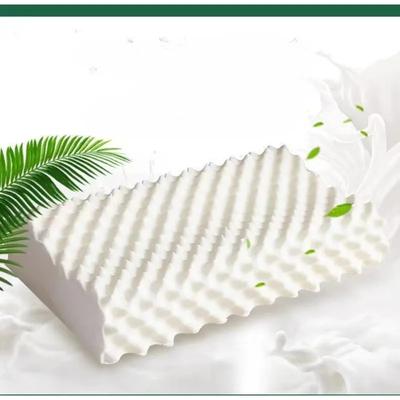 Almohada de látex transpirable para adultos, núcleo de goma, diseño ergonómico, regalo, ayuda para dormir, cómoda y suave, Tailandia