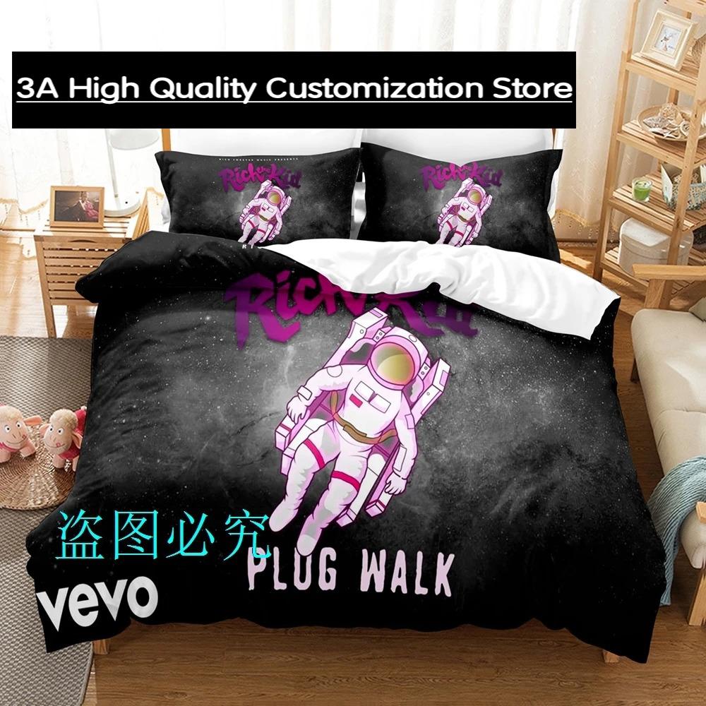 

Comforter Hot Plug Walk Bedding Set Single Twin Full Queen King Size Bed Set Aldult Boys Bedroom s 3D Anime Bed Comforter (quilt)-EU Single(135*200cm)3pcs
