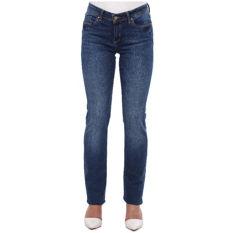 

Синие Белые Женские Темно-Синие Джинсы