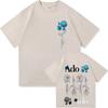 Ado WELTTournee 2026 Hibana T-Shirts Baumwolle Kurzarm Druck Kleidung Damen Herren T-Shirts Tops Unisex T-Shirt Japan Stil