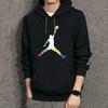 Sweatshirts Men's Black Hooded Moderate Regular CZ5430-010