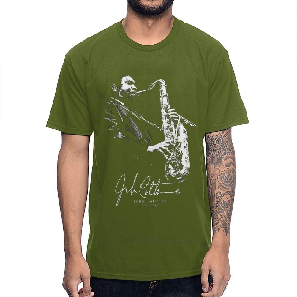 

American Jazz Saxophonist And Composer Sax Music John Coltrane T Shirt 100 Cotton Graphic Cotton Tee Shirt 4XL