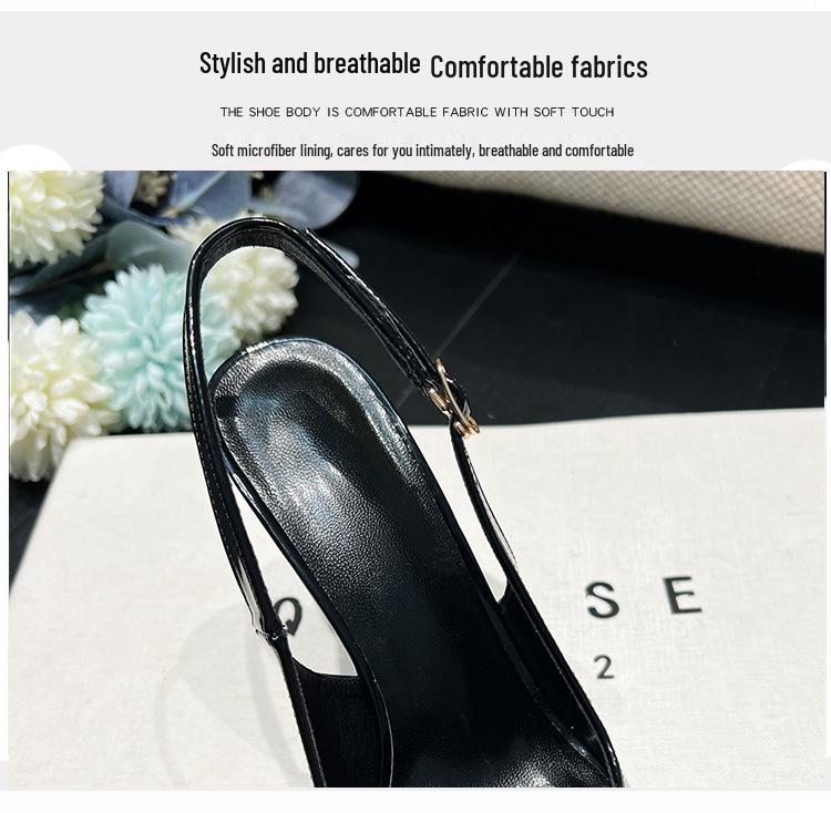 Women's 2024 Stiletto Platform Open Toe Backless Sandals - Stylish, Comfortable, and Sexy High Heels
