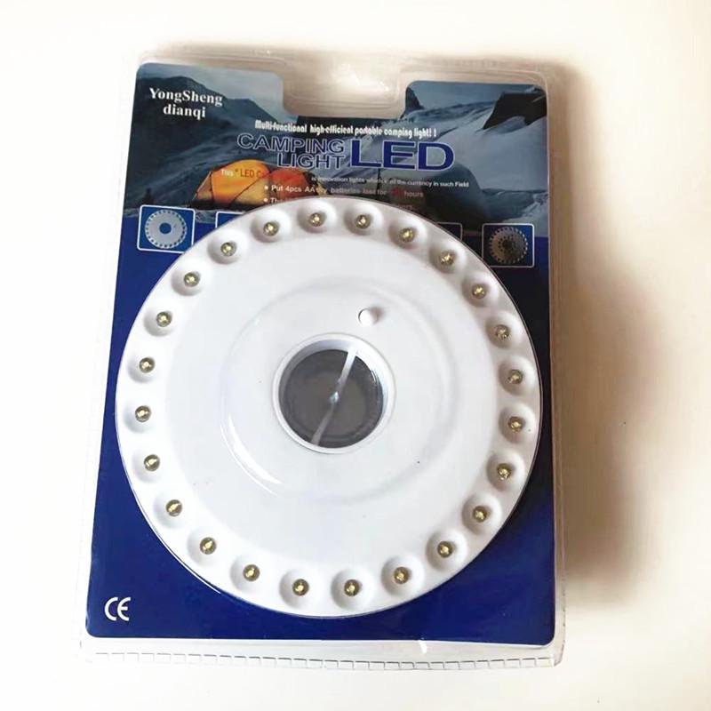 48LED Outdoor Camping Light: Disc Shape, Umbrella & Tent Use, Emergency Ready, Three-Level Brightness