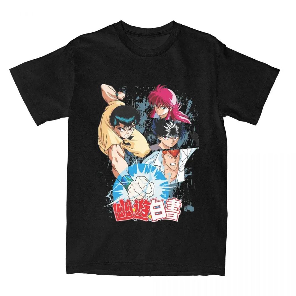 Yu Yu Urameshi Team YuYu Hakusho for Men Women T Shirts Apparel Crazy Tee Shirt T-Shirt  Cotton New Arrival Clothing