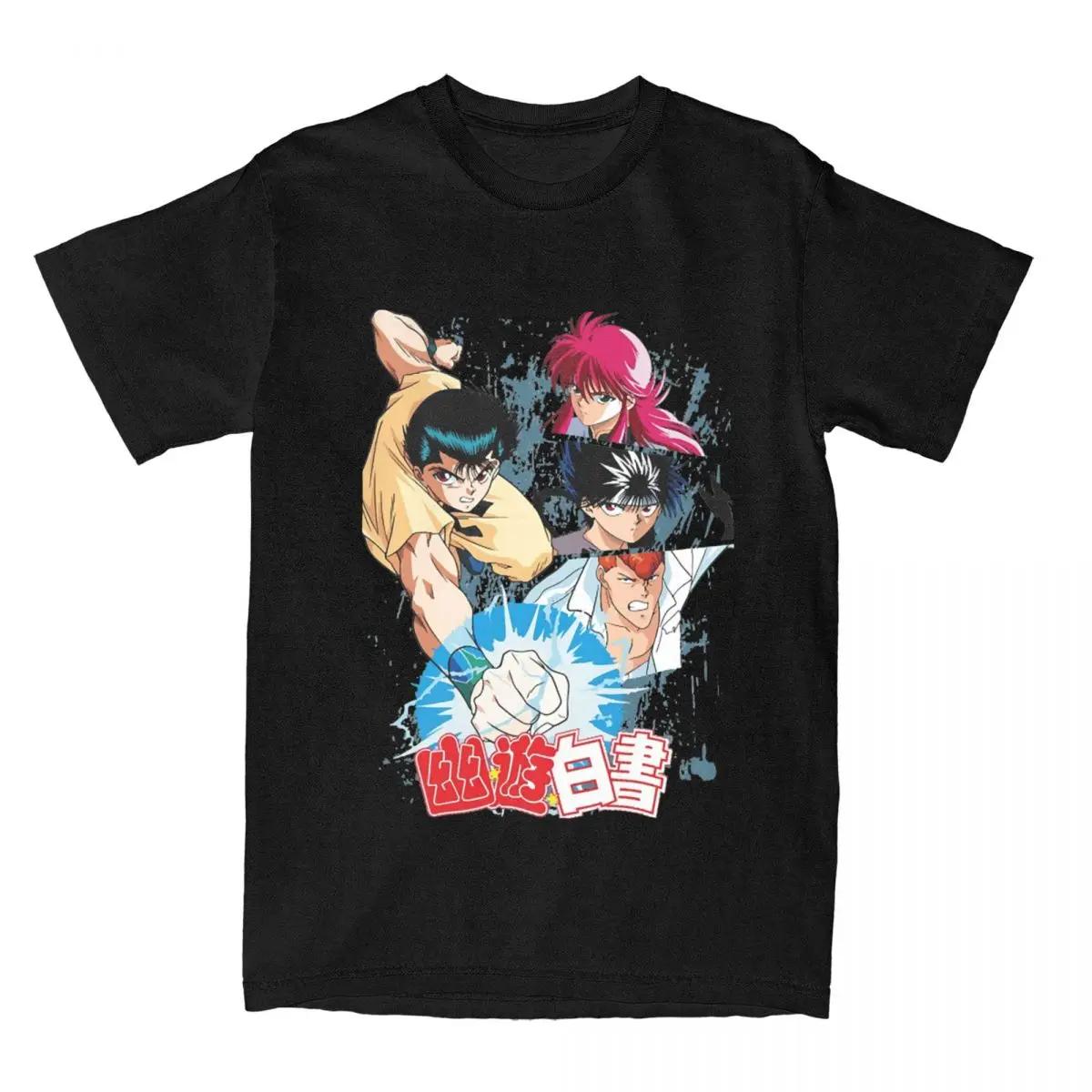 

Yu Yu Urameshi Team YuYu Hakusho for Men Women T Shirts Apparel Crazy Tee Shirt T-Shirt Cotton New Arrival Clothing 4XL