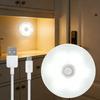 Bewegungssensor Licht USB Wiederaufladbares Nachtlicht LED Lampe für Küche Schlafzimmer Treppe Flur Schrank Kleiderschrank Nachtlicht