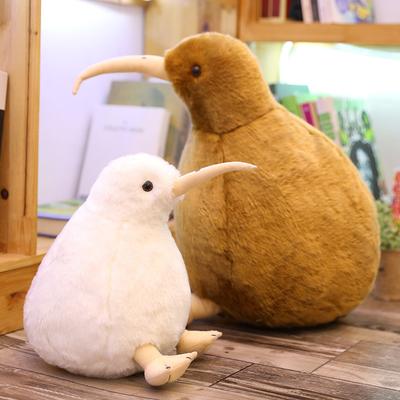 Symulacja lalki kiwi, lalka ptaka narodowego Nowej Zelandii, pluszowa zabawka kiwi, urocza lalka z tkaniny ptaka