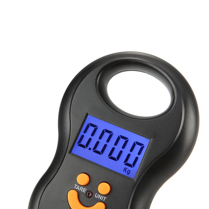 50kg Tragbare Elektronische Handgepäckwaage für Reise-, Angel- und Haushaltsgebrauch