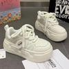 Women Platform Sneakers Mixed Colors Sports Shoes Lace Up Comfortable Shoes Casual Fashion Outdoor Running Tennis Sneaker Female