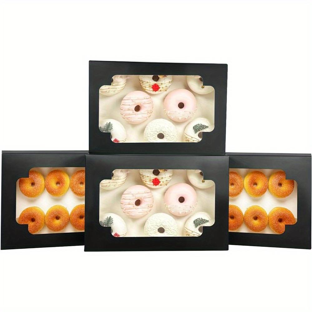 5pcs Gift Boxes with Clear Window Auto-pop Up Treat Boxes, Gift Packing Box for Christmas, Valentine's, Christmas, New Year Gift Party Supplies