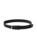 Beams Heart Men's Canvas Belt, Elastic Mesh, Charcoal.G, Large