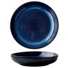 Japanese Ceramic Deep Plate, Round dish, Soup plate, Family Salad Fruit Plate Procelain Large plate
