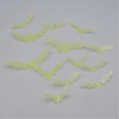 12x Halloween Luminous Wall Stickers Decals Artworks Clings Decorations for Eve