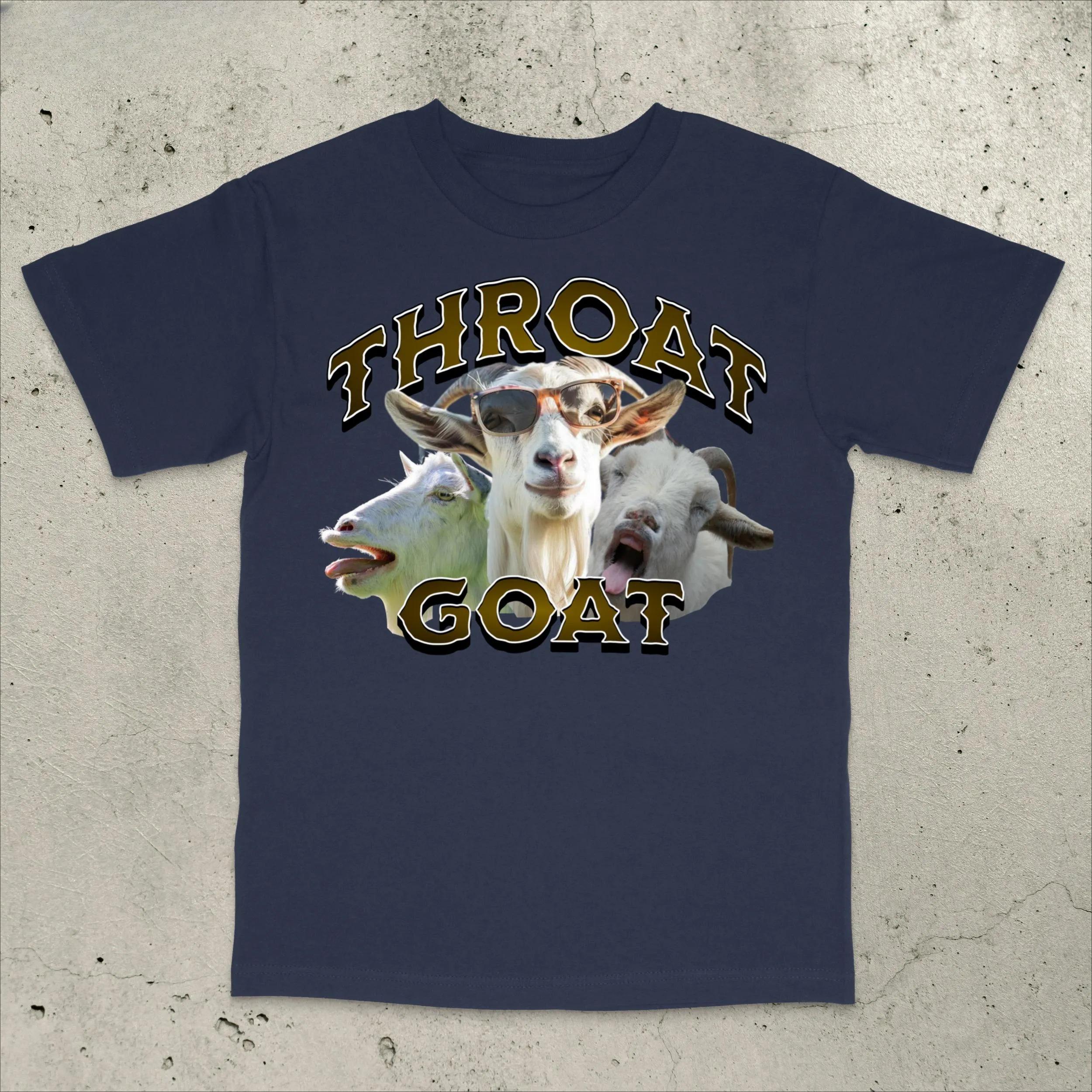 

Throat Goat T-Shirt Offensive Unisex Tee Inappropriate Funny Gag Gift Gen Z Meme Tees Prank Tee Funny Meme Shirt Funny Patriotic 4XL