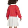 Nike Moda Casual Vestido Simple de Manga Larga Vestidos para Niños Rojo Universitario II0377-657