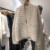 2023 Dongdaemun Autumn/Winter Women's Loose Knit Cardigan Sweater