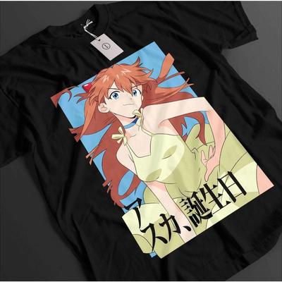 2026 New Eva Unit 01 T-shirt Neon Genesis Evangelion T-shirt for Men Japanese Anime Shirt Unisex Summer Cotton Short Sleeved Top