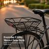 Rear Bike Basket with Reflector Long-Lasting Carrier Stable for Grocery Shopping