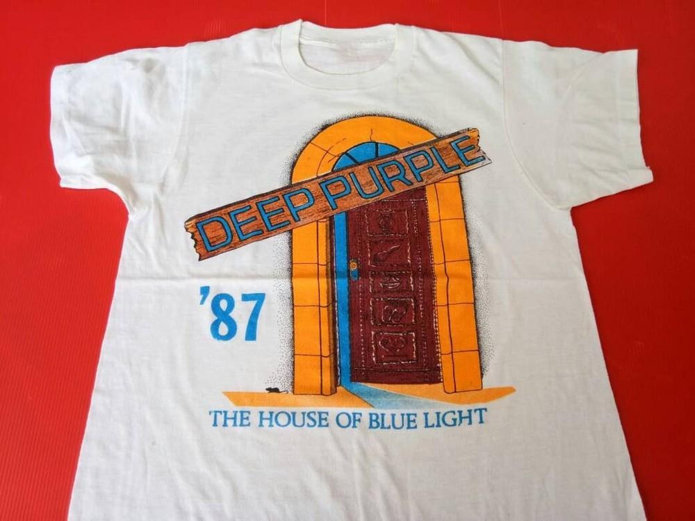 Deep Purple Band Music Concert 80s Cotton White Unisex S-234XL T-shirt Unisex T-Shirt XXXL