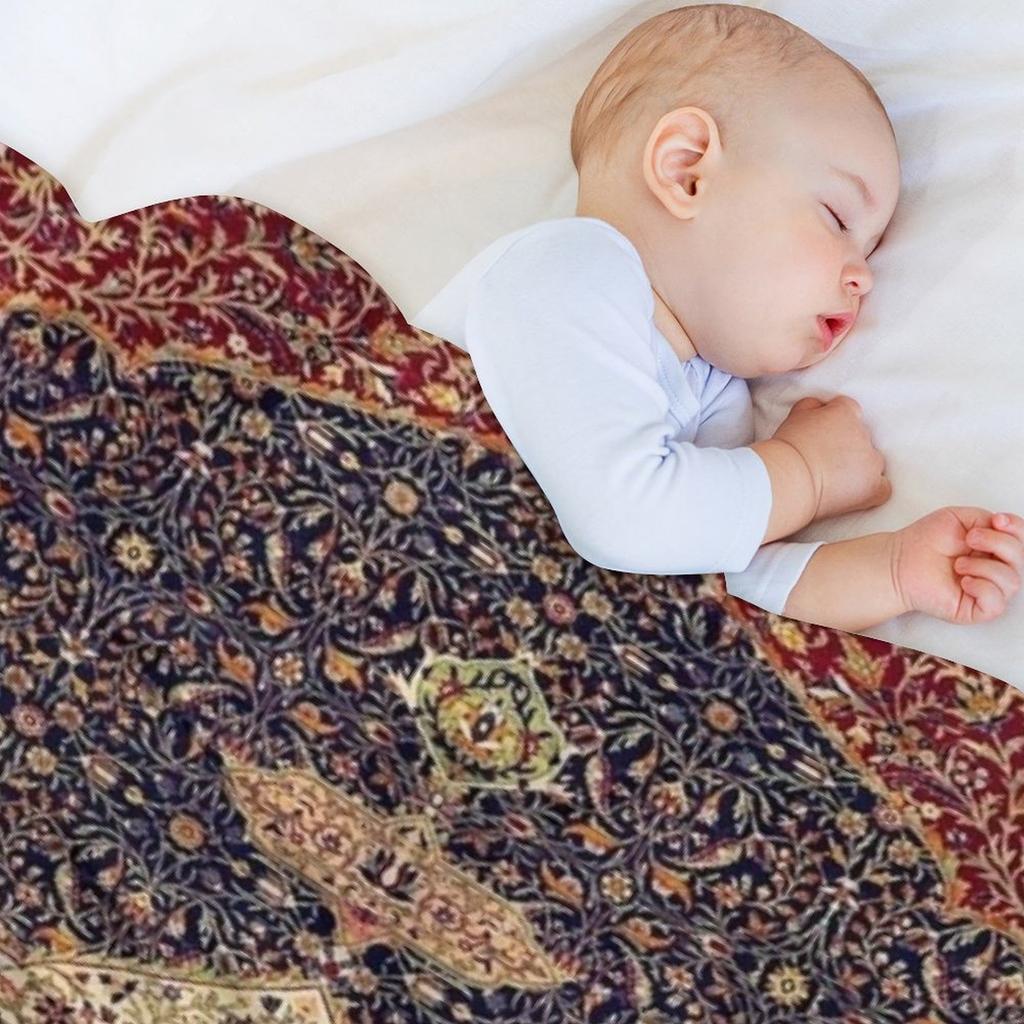 Vintage Antique Persian Carpet Throw Blanket Plaid On the Sofa Camping Blankets Ands Giant Sofa Blankets