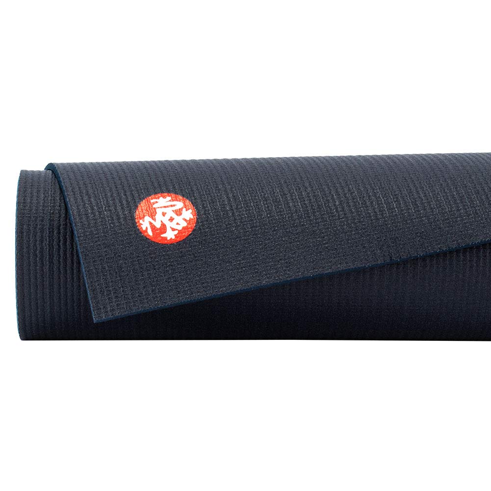 Manduka Midnight PROlite Long Yoga and with Excellent Mat, 4.7mm (112015030) - Lightweight, Long, Grip. [Used]