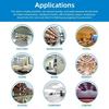 Independent Smoke Detector Sensor Fire Alarm System For Home Office Security Smoke Alarm Fire Protection Battery Powered