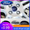 Nowa Naklejka Samochodowa 2026 Ford Nowy 2025 Gorące 4 szt./zestaw 54mm Stylizacja Samochodu Dekielki Środkowe Felg Nakładki Piast Odznaki Akcesoria Do Ford Mondeo F