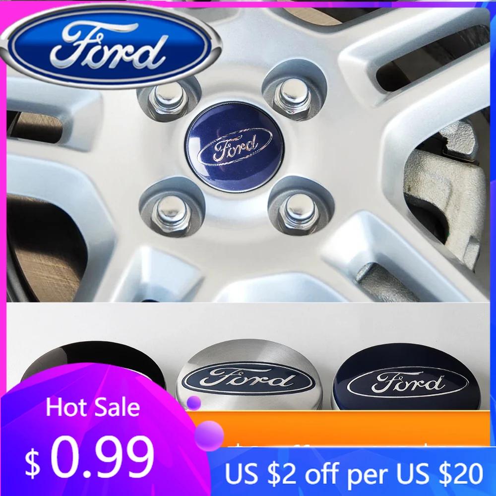 Nowa Naklejka Samochodowa 2026 Ford Nowy 2025 Gorące 4 szt./zestaw 54mm Stylizacja Samochodu Dekielki Środkowe Felg Nakładki Piast Odznaki Akcesoria Do Ford Mondeo F
