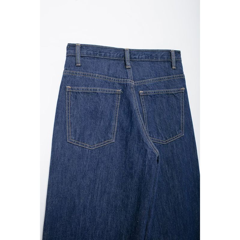 Kaslead New Arrival Women's Clothing Fashion Style Fashion All-Match High Waist Wide Leg Denim Pants 8197232