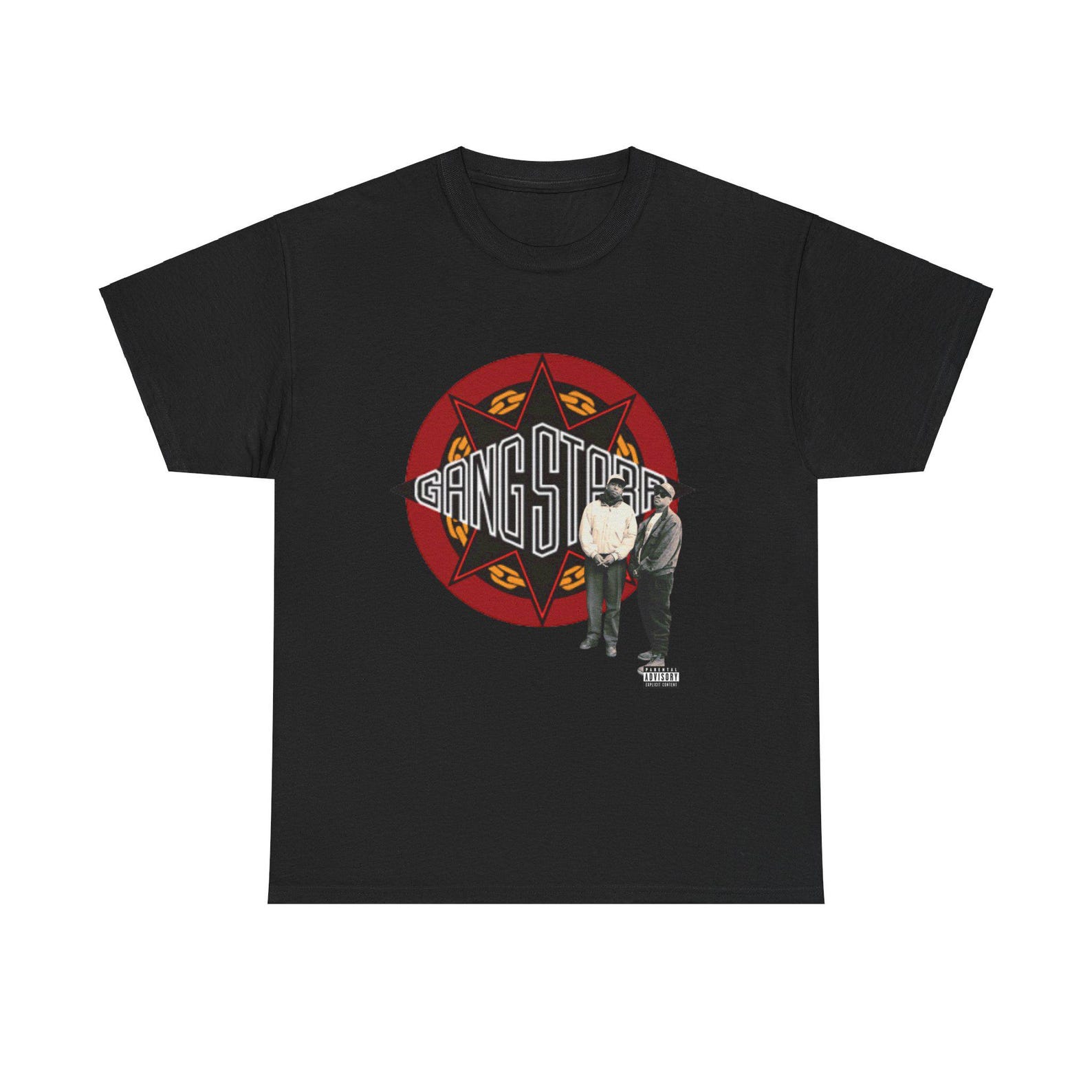 Gang Starr Classic Logo Unisex Heavy Cotton Tee, DJ Premier & Guru Hip Hop Shirt 3XL