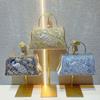 New Peacock Flower Sculpture Banquet Bag Elegant Wedding Cheongsam Luxury Full Diamond Handheld Crossbody Bag