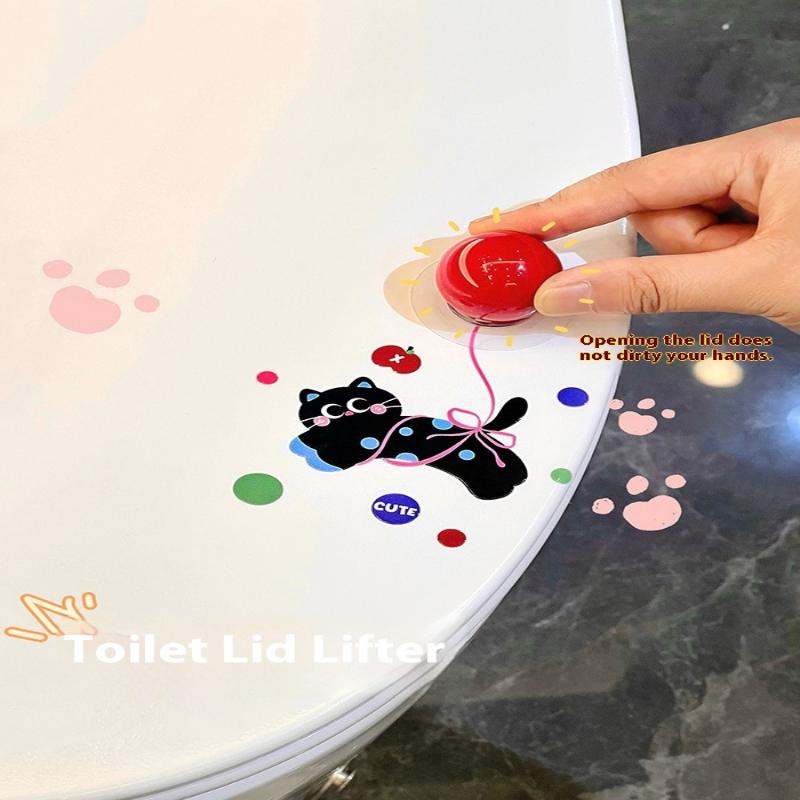 Home Toilet Lid Lifter Batoom Clean Hand Flip Cover Sanitary Equipment Universal Toilet Body Cover