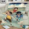 Warm "ONE PIECE" Pattern Blanket Soft Flannel for Chair, Sofa, Bed and Travel