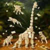Dinosaur Skeleton Fossils Building Blocks Jurassic Park World Tyrannosaurus Rex Model Bricks Toys For Children Boy Gifts