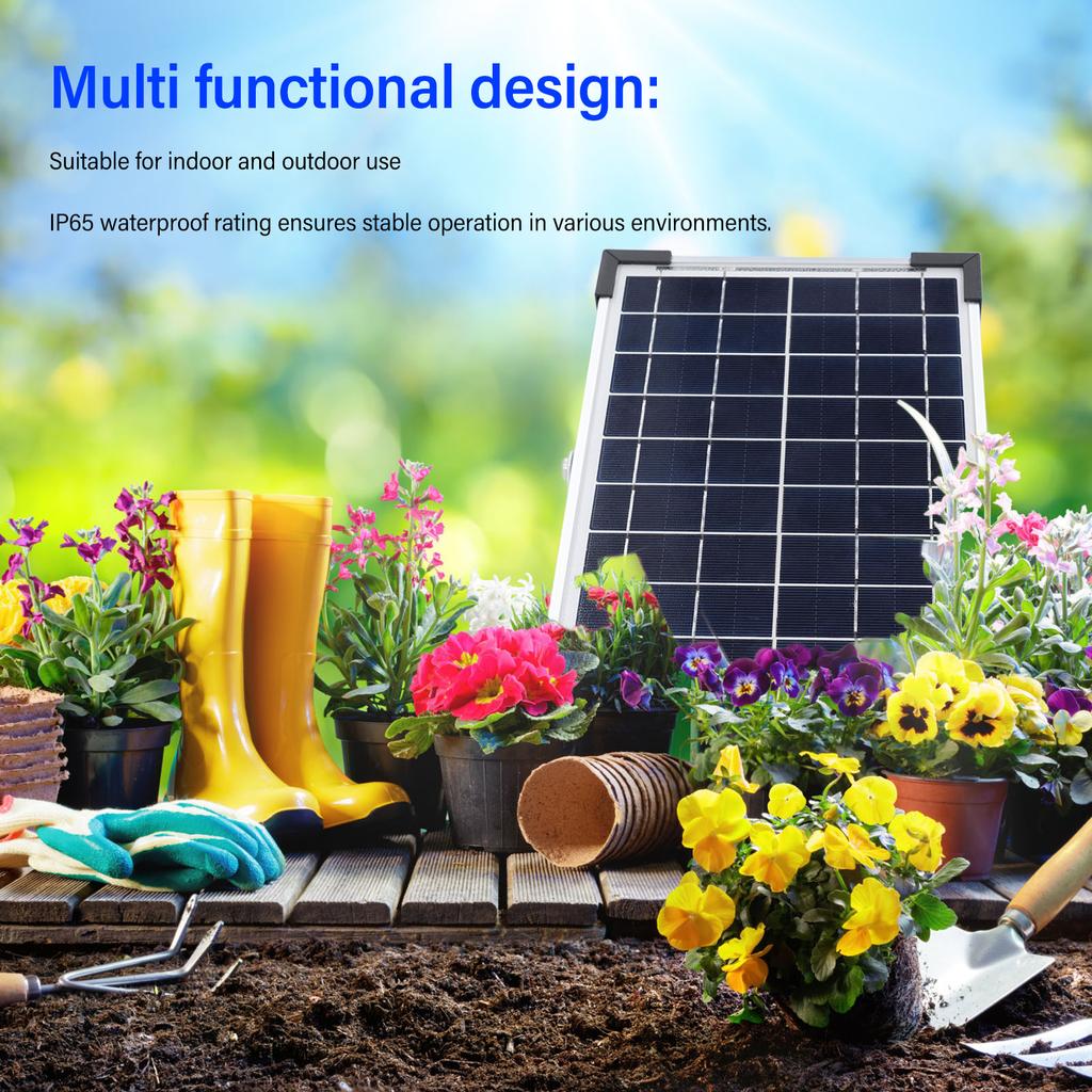 Ηλιακό Αυτόματο Σύστημα Ποτίσματος Πολυλειτουργικό Σύστημα Άρδευσης με 10 Λειτουργίες Χρονισμού Υψηλής Απόδοσης 9V 5W