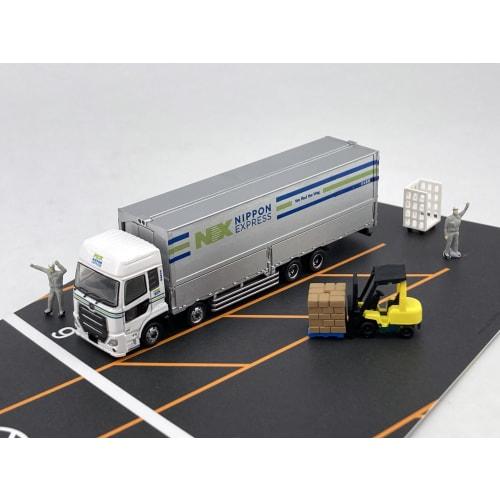 Tomytec The Truck Collection Truck Collection Site Logistics Site Wing Van Set E NX Nippon Express Diorama Supplies 329596