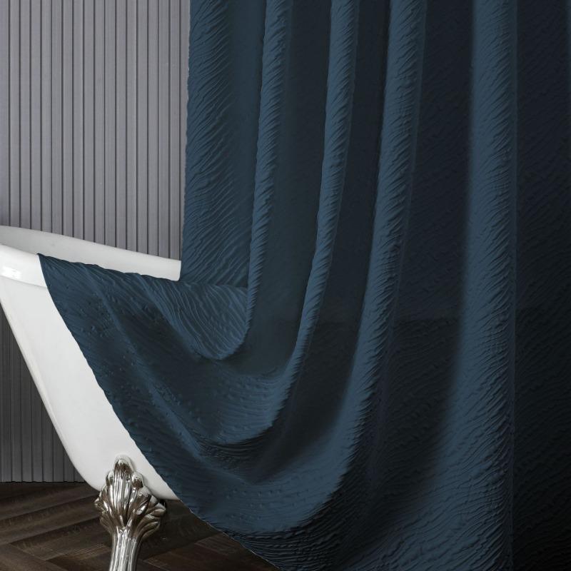 Wodoodporny do łazienki Bez wiercenia Partycja Zestaw zasłon prysznicowych Zasłony prysznicowe Odporny na pleśń Zasłona prysznicowa z 12 haczykami