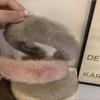 Trendy Women Faux Fur Hairbands Soft Plush Hair Hoop Solid Color Wide Headband Female Lady Hair Accessories Winter