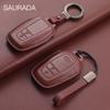 Genuine leather Car Key Case Fob For S5 Prius Camry Corolla C-HR RAV4 Land Cruiser 200 Prado Yaris Protector Accessories JH5