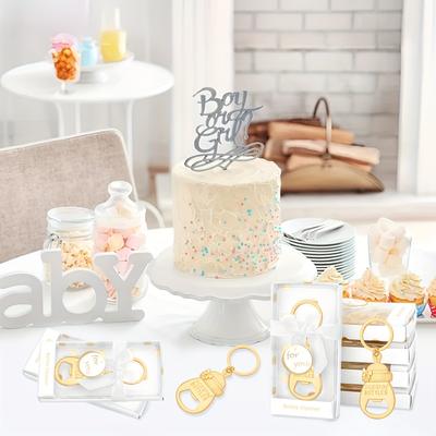 24 Stück Goldene Flaschenöffner Ideal für Duschen, Geburtstage, Gender Reveals und Valentinstagsgeschenke Metall, Partydekorationen Eleganter Flaschenöffner
