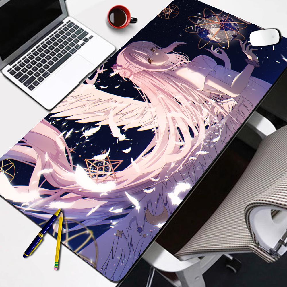 Popular Game Blue Archive Cute Misono Mika NonSlip Rubber Mouse Pad Lock Edge mousepads Game play mats for notebook PC