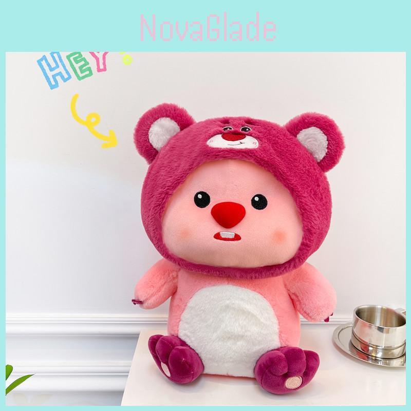Cute Strawberry Teddy Bear Plush Toy Soft And Huggable Stuffed Animal For Girls 35cm 45cm 60cm