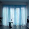 1 pezzo Eleganti Tende Moderne in Tulle per Soggiorno Camera da Letto Cucina Tende Trasparenti con Foglie Verdi per Finestra Tende in Tulle Drappeggi