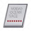 AALK1 3D Metal Chrome R-Type AWD Badge Swedish Flag Moose Emblem Sticker for Volvo V40 XC60 XC90 C30 V60 - Auto Trunk/Fender Exterior