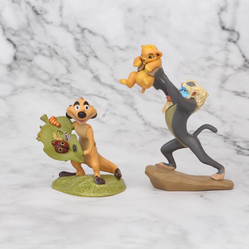 Disney 9pcs/set 4.5-8.5CM The Lion King Simba Nala Timon Action Figure Model Anime Figures Xmas Gift for the Children