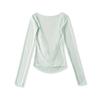 Halter Neck Chest-Pad Vest Top with Long-Sleeve Flowing Collar Cover-Up - Women's Two-Piece Hot Girl Set